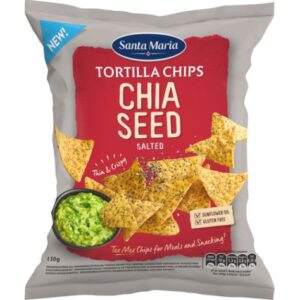Santa Maria Tortilla Chips “Chia Seed” LIMITED EDITION 130g (MHD Verkauf!)