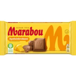 schwedische lebensmittel online Schokolade marabou Vollmilchschokolade choklad Apelsinkrokant Orangenkrokant