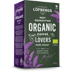 Löfbergs “Organic Dark Roast” Filterkaffee 450g