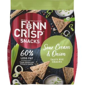 Finn Crisp Snacks “Sour Cream & Onion” 150g