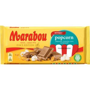 Marabou “Popcorn” 185g (MHD Verkauf!)