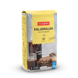 finnische und schwedische Produkte - Tuoppi “Kaljamallas” 1kg Roggenmalz, grob geschnitten.