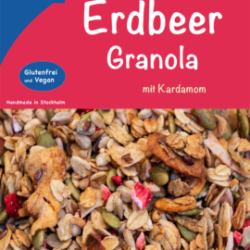 schwedische Lebensmittel online granola glutenfrei vegan Erdbeere