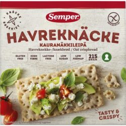schwedische Lebensmittel Produkte glutenfrei glutenfreies Knäckebrot Semper Havreknäcke