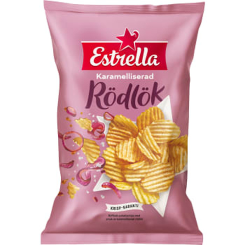 Estrella Rödlök Chips Kartoffelchips rote Zwiebel karamellisiert