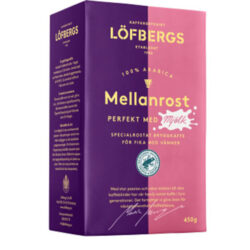 Löfbergs Mellanrost perfekt med Mjölk Kaffee Filterkaffee 450g