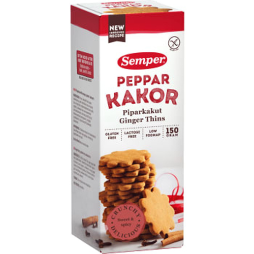 schwedische Lebensmittel online Semper Lebkuchen Kekse Pepparkakor glutenfrei
