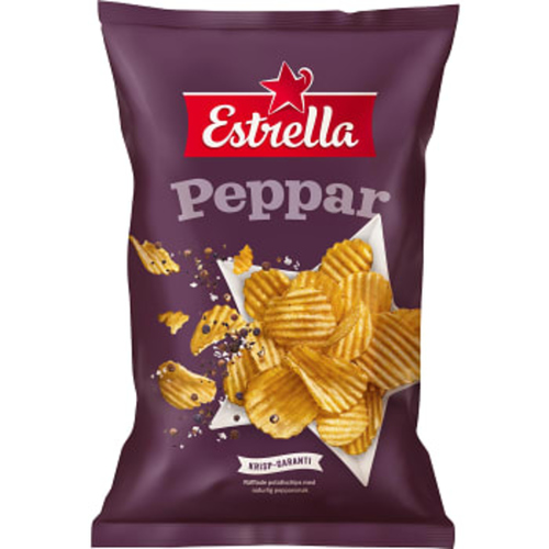Estrella Chips Kartoffelchips Peppar Pfeffer
