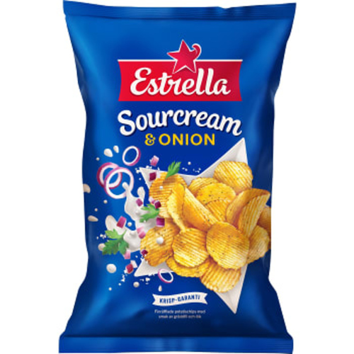 Estrella Chips Kartoffelchips Sourcream Onion Sauerrahm Zwiebeln