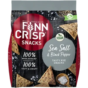Finn Crisp Snacks “Sea Salt & Black Pepper” 150g