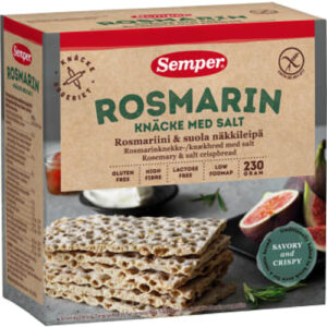 Semper Knäckebrot „Rosmarin mit Salz“ glutenfrei 230g