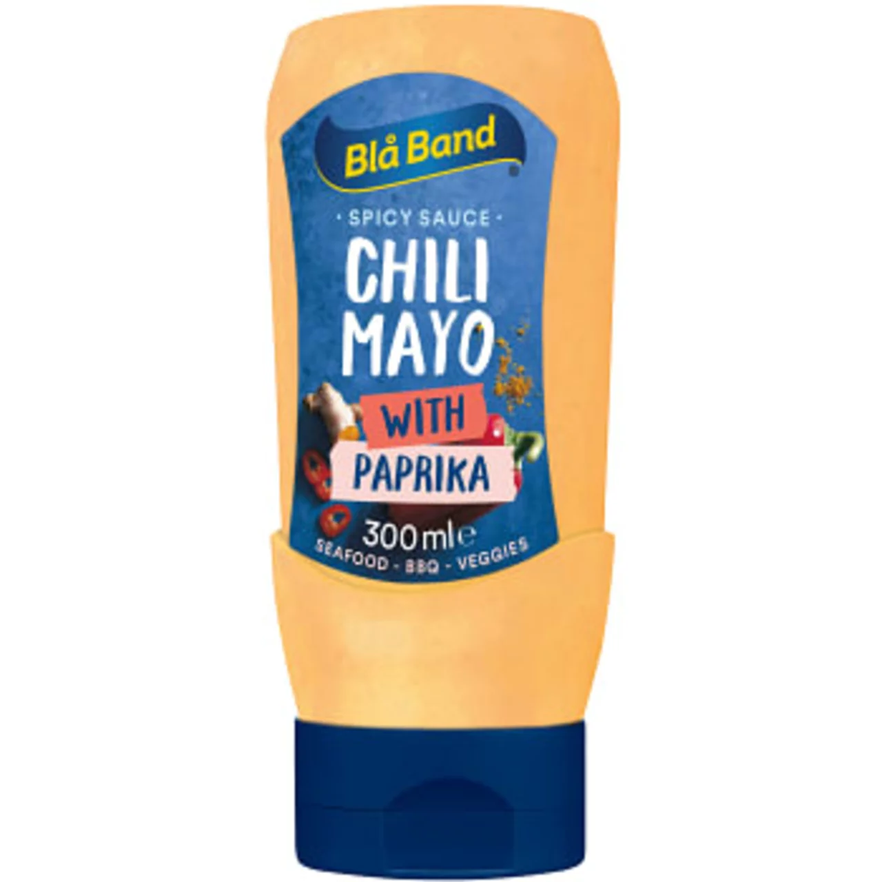 schwedische Lebensmittel blå band soße sås Sauce Chili Mayo Paprika