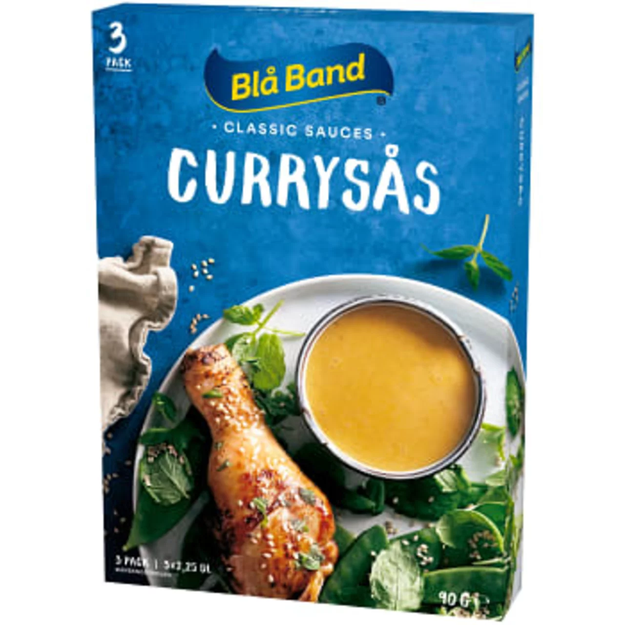 schwedische Lebensmittel blå band soße sås curry Sauce