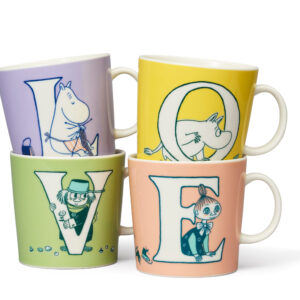 Mumin Arabia Tasse ABC Set „LOVE“ Tassenset 400ml Moomin