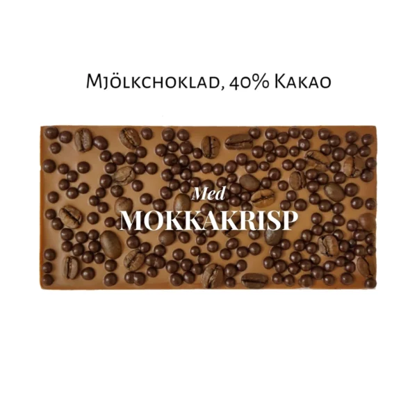 schwedische lebensmittel online schwedische Spezialitäten Schokolade Pralinhuset 40% Kakao Vollmilch Vollmilchschokolade Mokka Krisp Crisp Kaffeebohnen