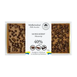 PralinHuset Schokolade 40% Kakao „Mokkakrisp“ 100g