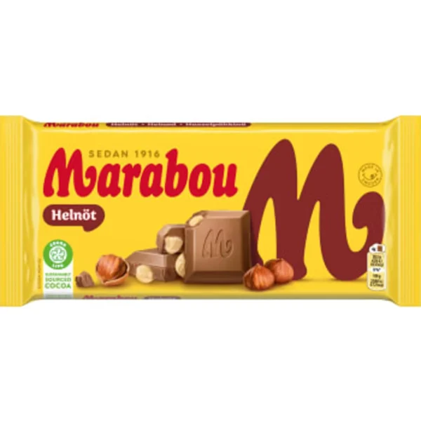schwedische lebensmittel online Schokolade marabou Helnöt ganze Haselnüsse choklad