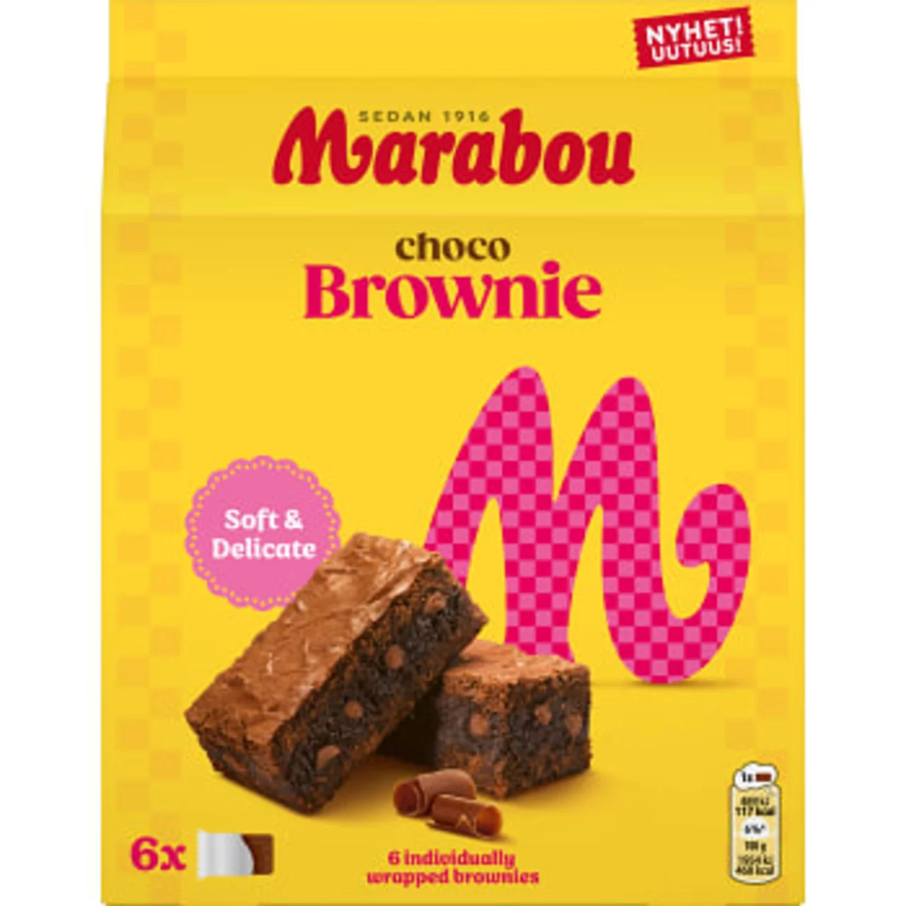 schwedische Lebensmittel Marabou choco Brownie Schokoladenerlebnis Schokoladengenuss Schoko Keks Kekse Milchschokolade Schokoladenstückchen