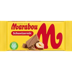 schwedische lebensmittel online Schokolade marabou schweizernöt Haselnüsse choklad