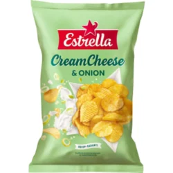 schwedische Lebensmittel online kaufen Chips Estrella Cream Cheese Onion Frischkäse Zwiebel knusprig