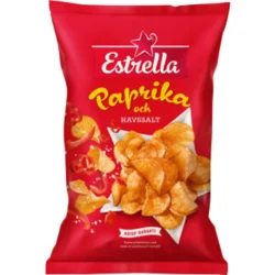 schwedische Lebensmittel online kaufen Chips Estrella Kartoffelchips Paprika Havssalt Meersalz knusprig