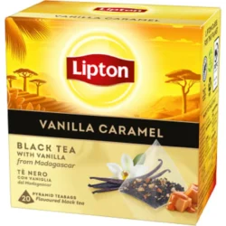 Lipton Black Tea Vanilla Caramel 20 Pyramidenbeutel