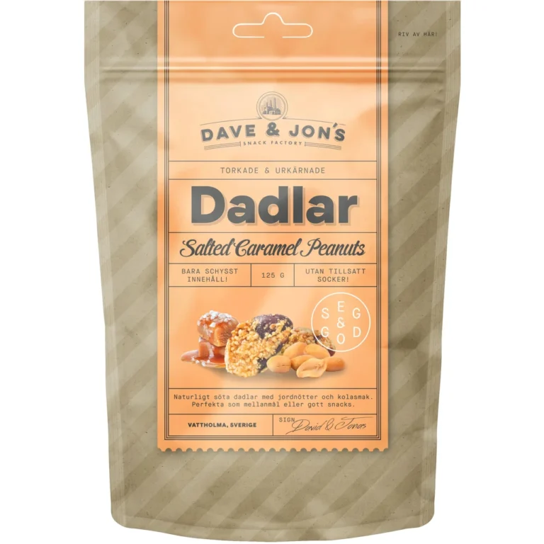 Dave Jon´s Dadlar Salted Caramel Peanuts myeatnordic