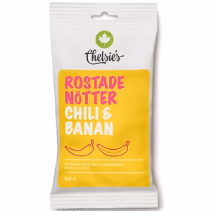 Chelsie’s Gerösteter Nussmix mit Chili & Banane 125 g