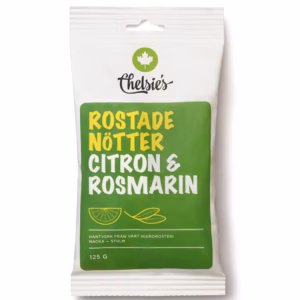 Chelsie’s Gerösteter Nussmix mit Zitrone & Rosmarin 125 g